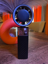 Load image into Gallery viewer, Black electric handheld fan
