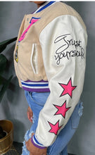 Load image into Gallery viewer, Wool varsity crop jacket
