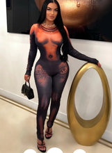 Load image into Gallery viewer, Body print jumpsuit
