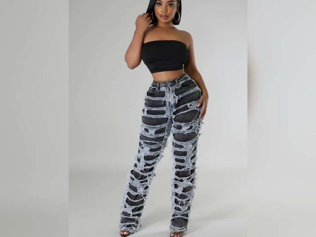 Midnight denim pants