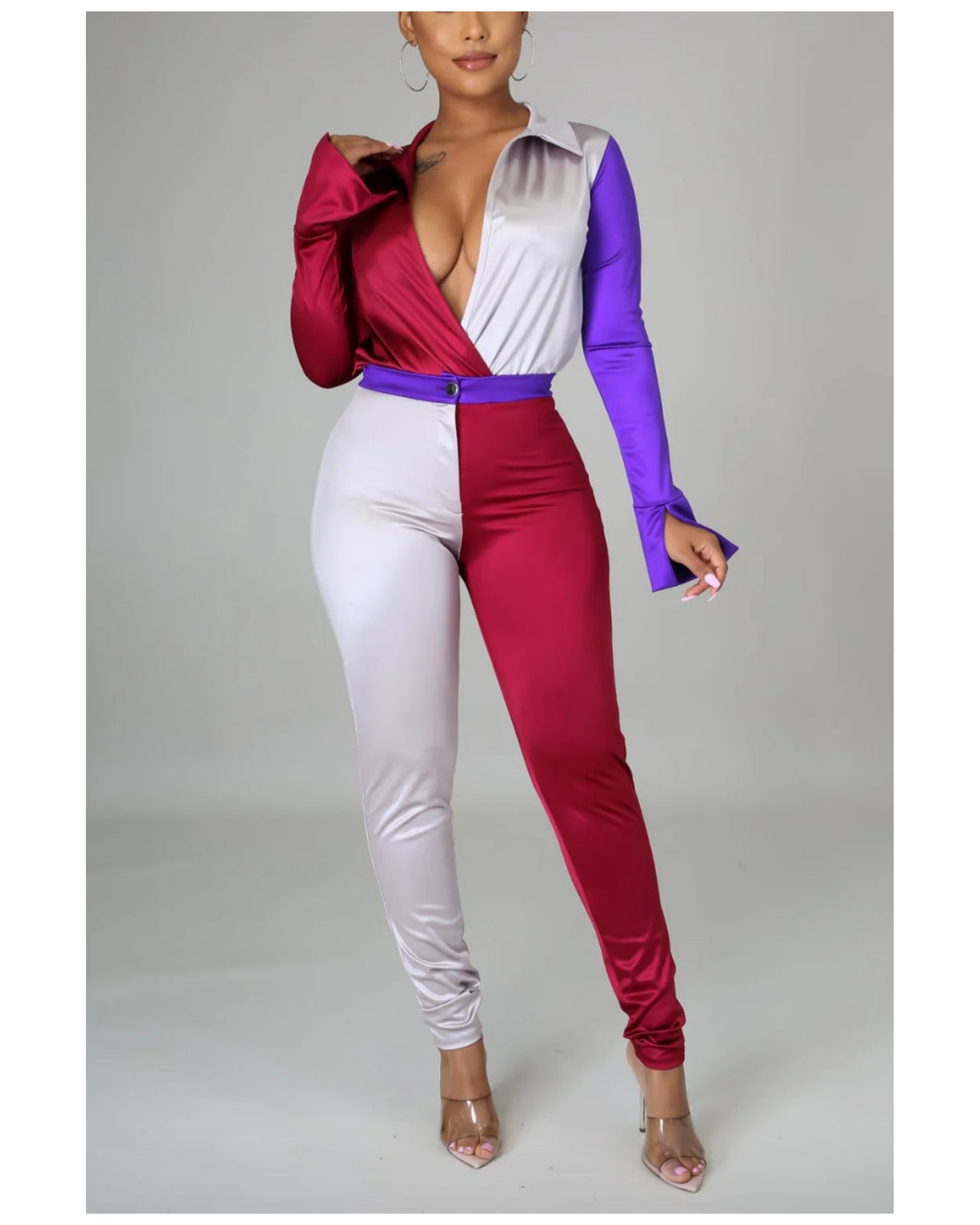 Kristina Bodysuit Pants Set