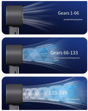 Load image into Gallery viewer, Black electric handheld fan
