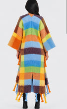 Load image into Gallery viewer, Multicolored Long Yellow Cardigan
