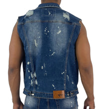 Load image into Gallery viewer, MEN&#39;S Heavy Garment Denim Vest
