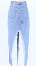 Load image into Gallery viewer, Denim love skirt
