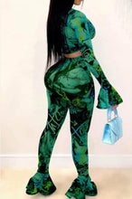 Load image into Gallery viewer, Green 2 piece set (see through)
