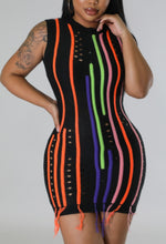 Load image into Gallery viewer, Multi color dress
