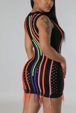 Load image into Gallery viewer, Multi color dress
