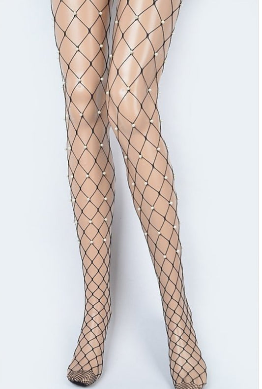 Pearl net stocking
