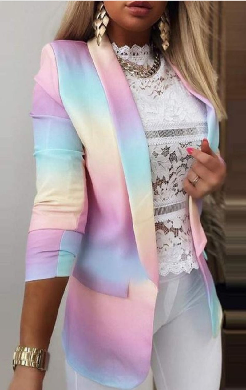 Multi color blazer