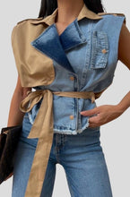 Load image into Gallery viewer, Blue denim vest
