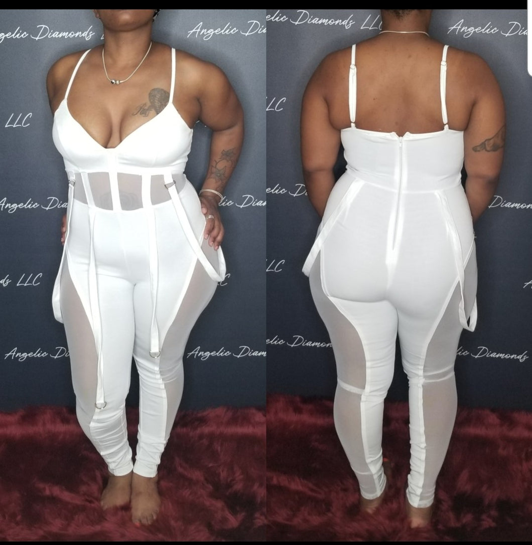 white sheer jumpsuit