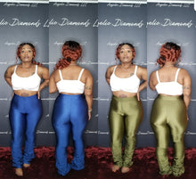 Load image into Gallery viewer, zip up spandex leggings
