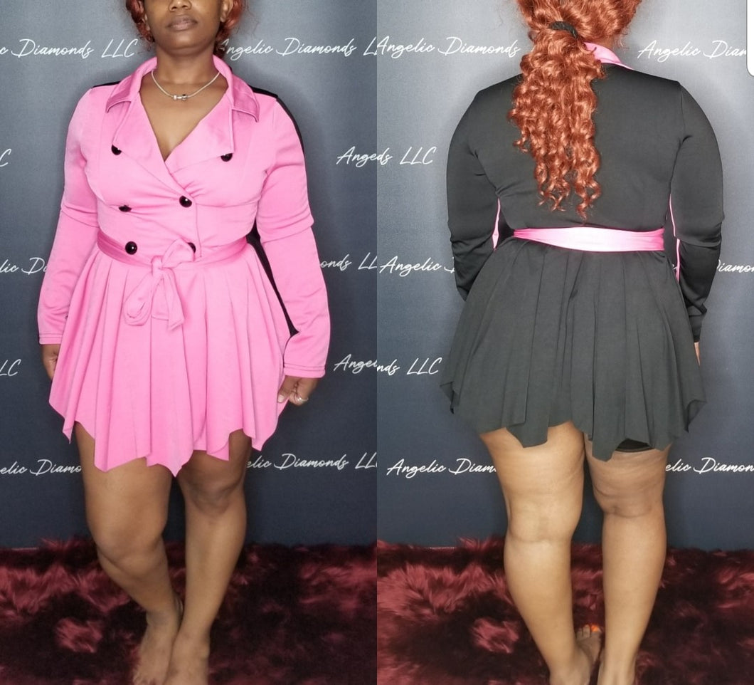 fuchsia mini dress