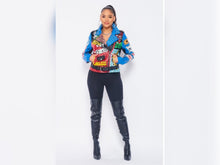 Load image into Gallery viewer, Blue punk jacket
