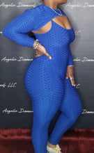 Load image into Gallery viewer, Blue 2 piece bodysuit
