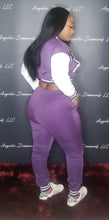 Load image into Gallery viewer, Purple jogger set
