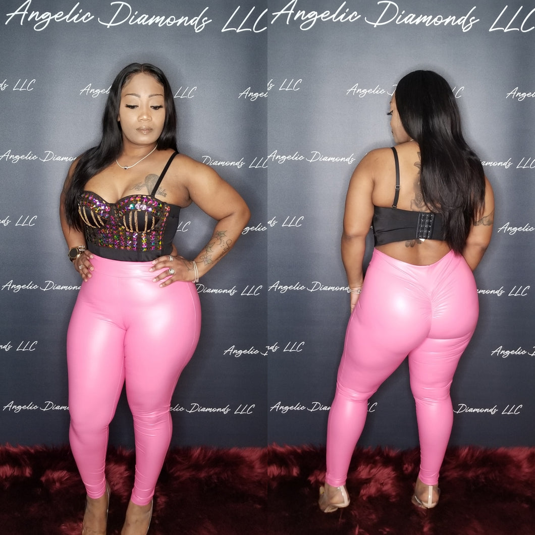 Pink leggings