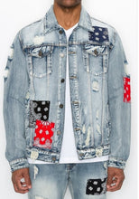 Load image into Gallery viewer, Men&#39;s light denim jacket
